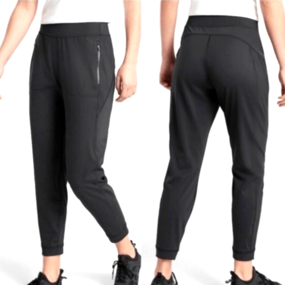Athleta Courtside trouser, Black, Size M